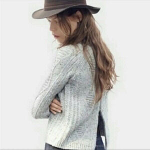 Madewell Gray Crew Neck Sweater